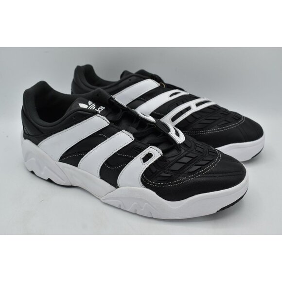 Adidas Mens Size 13 Predator XLG Core Black Leather Basketball Sneakers Shoes - Picture 4 of 12